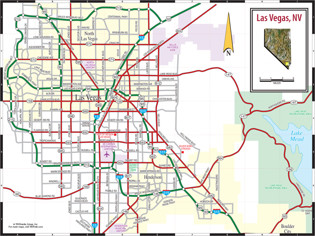 Las Vegas Maps - The Tourist Maps of LV to Plan Your Trip